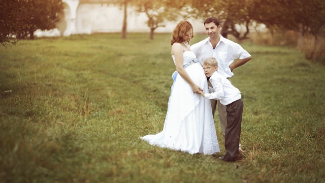 Таня, Миша и Антон - семейное фото